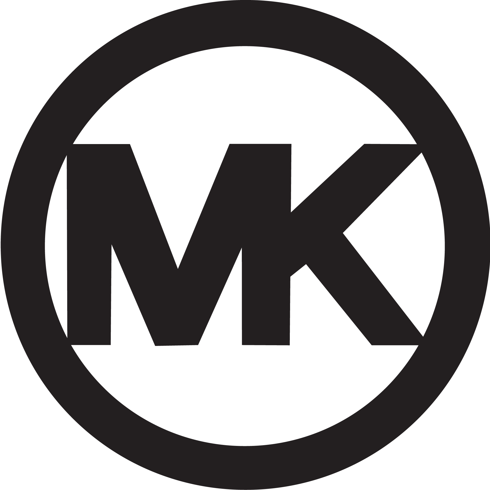 Black MK Logo PNG 